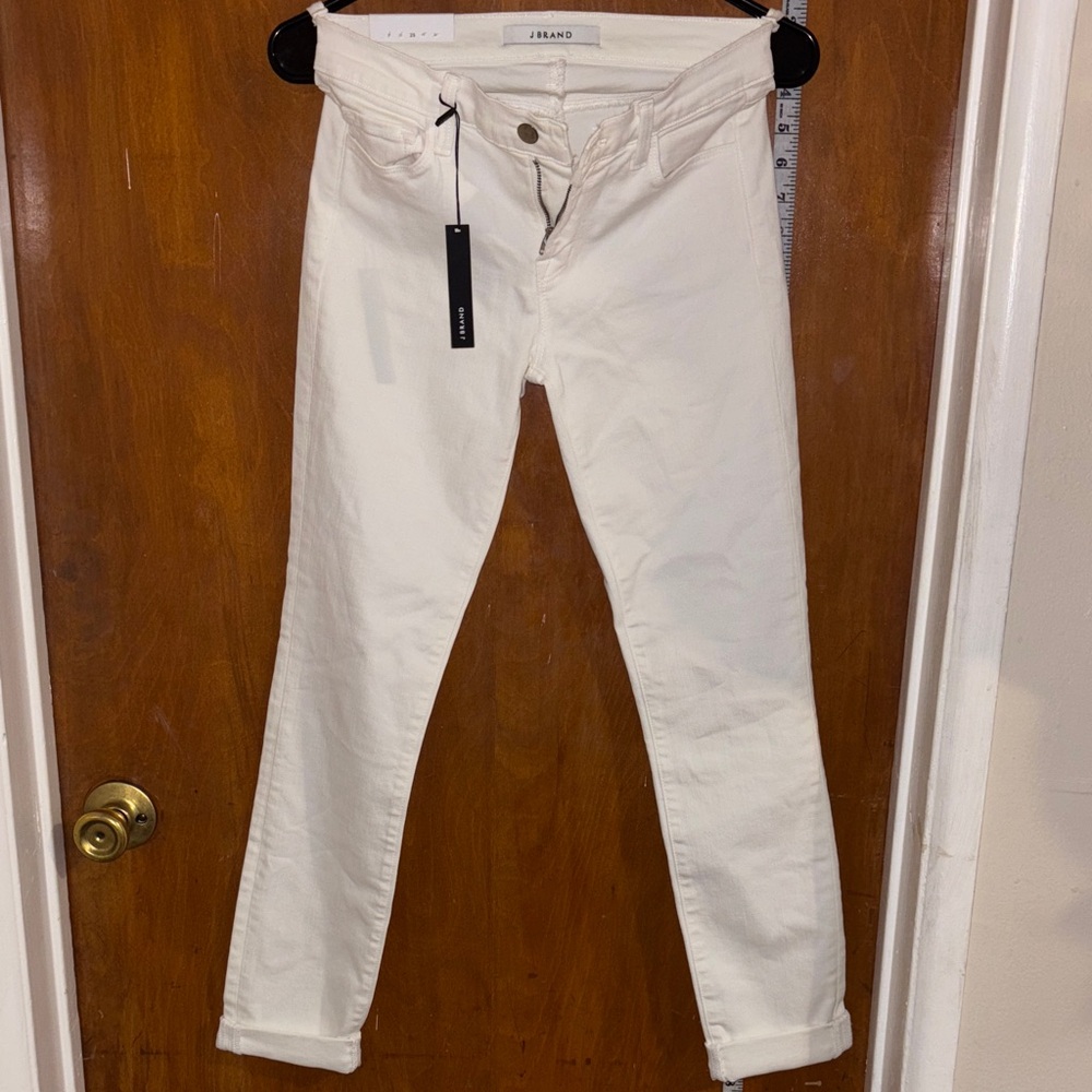 J Brand Women's Ankle Cropped Cream Jeans